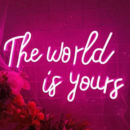 The Word Is Yours Led Neon Sign For Wall Decor - Shineneon