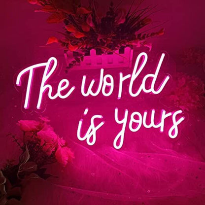 The Word Is Yours Led Neon Sign For Wall Decor - Shineneon