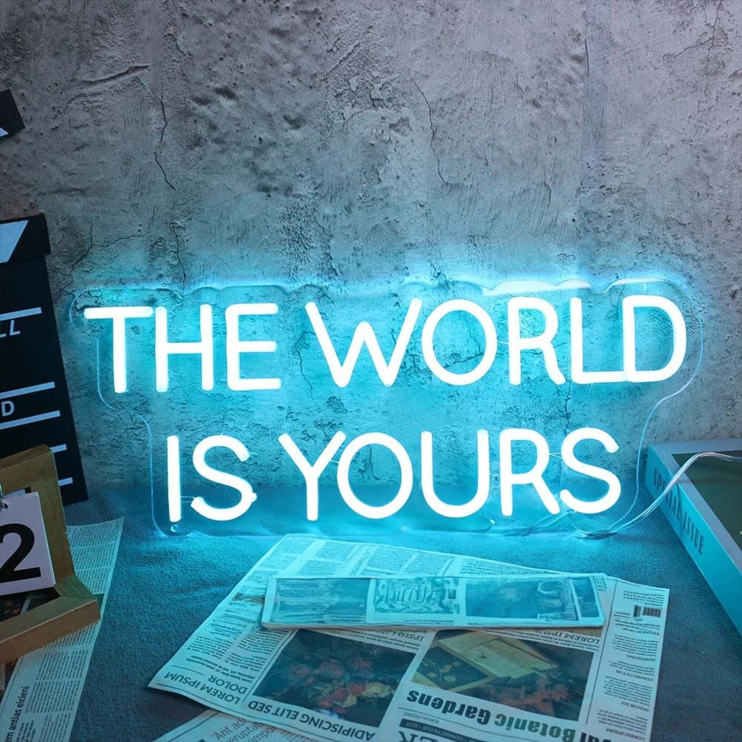 The World Is Yours Led Neon Sign For Wall Decor - Shineneon