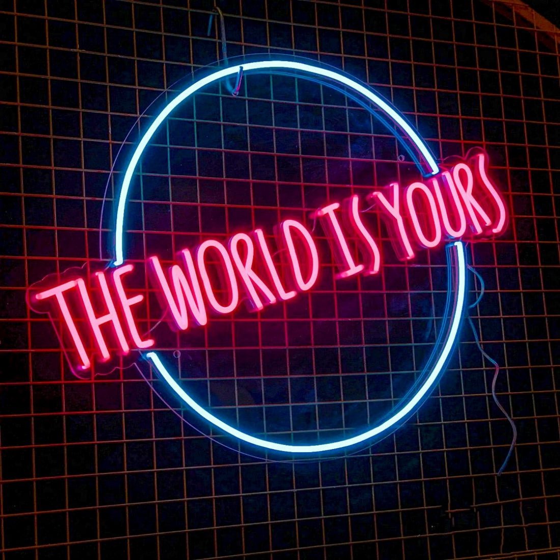 The World Is Yours Led Sign Business Neon Sign For Room - Shineneon