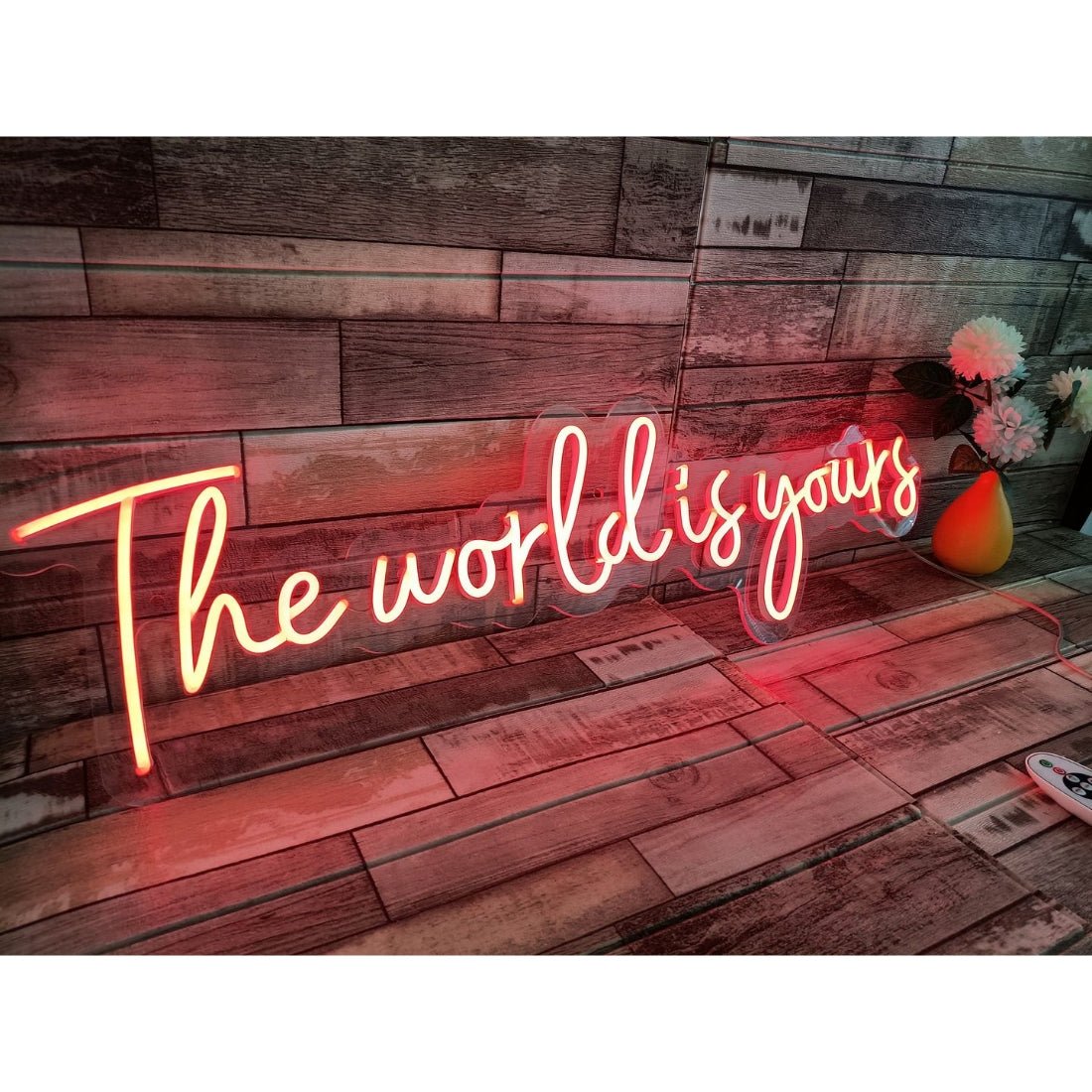 The World Is Yours Neon Sign Led Wall Signs - Shineneon