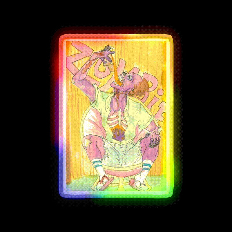 The Zombie Man Cave Bar Led Neon Sign Rgb Color