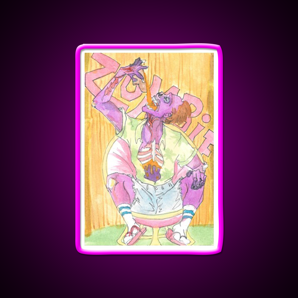 The Zombie Man Cave Bar Led Neon Sign Rgb Color