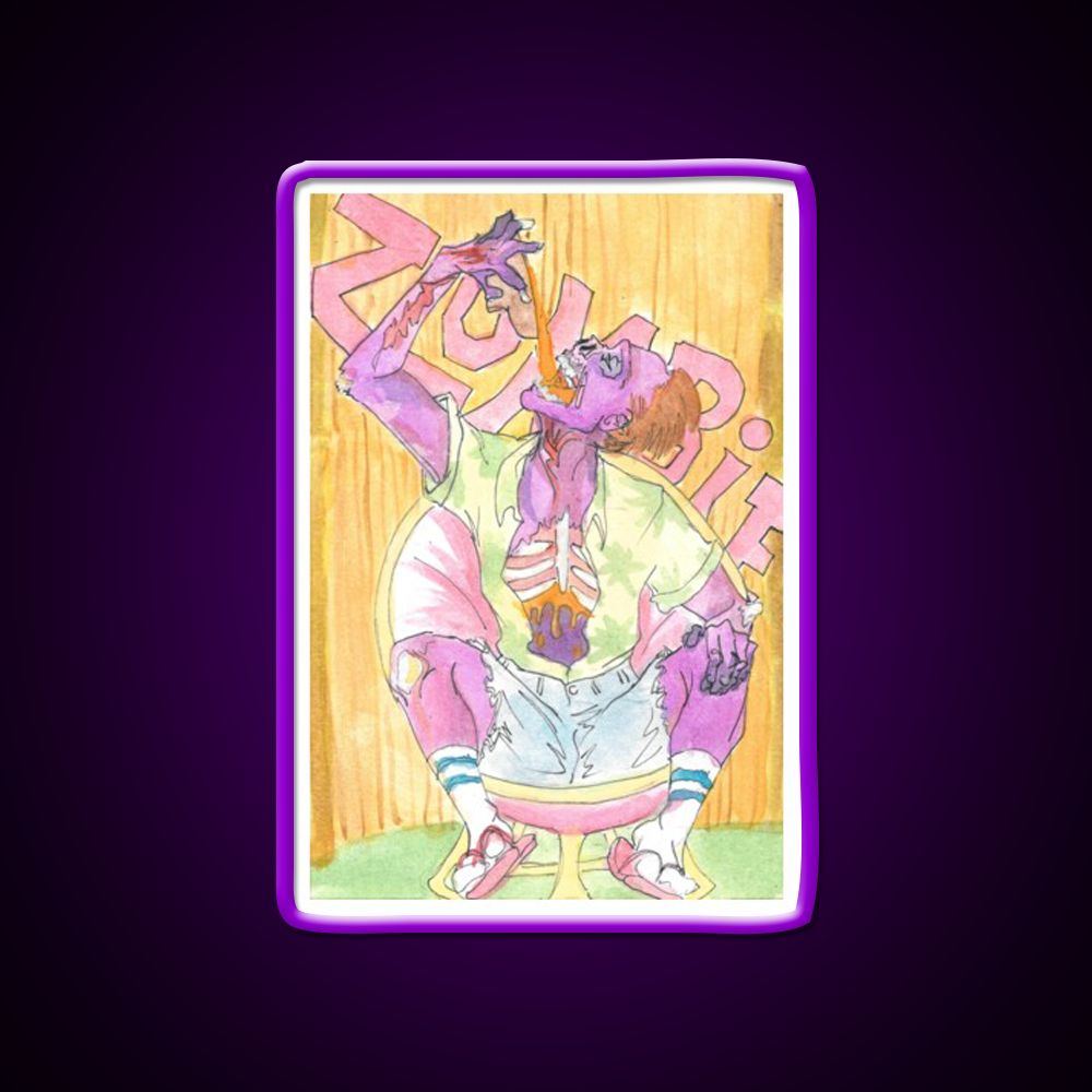 The Zombie Man Cave Bar Led Neon Sign Rgb Color