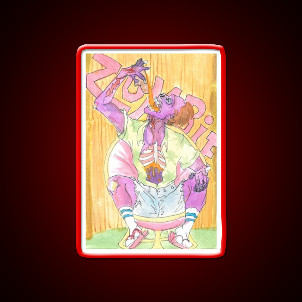 The Zombie Man Cave Bar Led Neon Sign Rgb Color