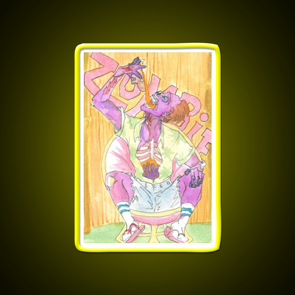 The Zombie Man Cave Bar Led Neon Sign Rgb Color