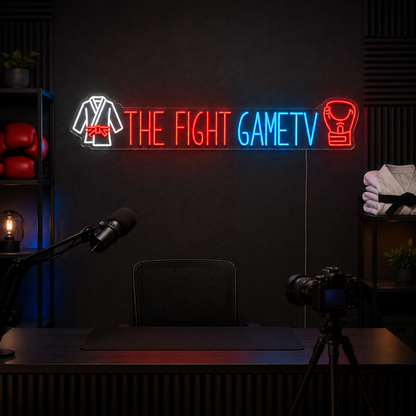 THE FIGHT GAMETV Custom LED Neon Sign