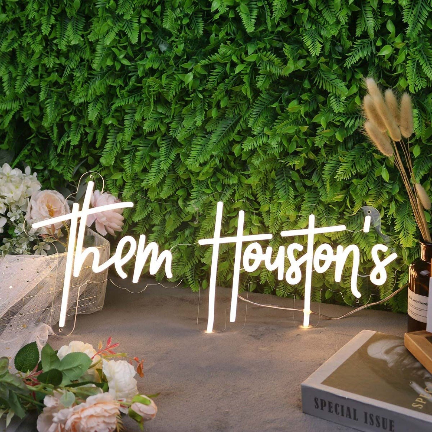 Them Houstons Yellow Led Neon Sign - Shineneon