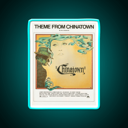 Theme From Chinatown (Vintage Illustration) Asian Cultural Led Neon Sign Rgb Color - Shineneon
