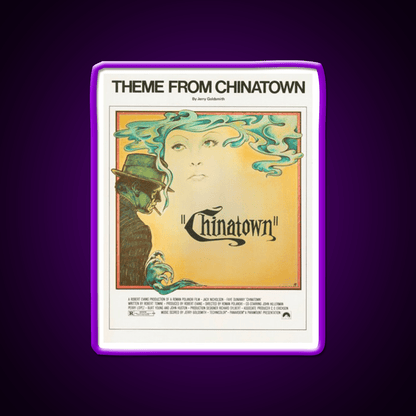 Theme From Chinatown (Vintage Illustration) Asian Cultural Led Neon Sign Rgb Color - Shineneon