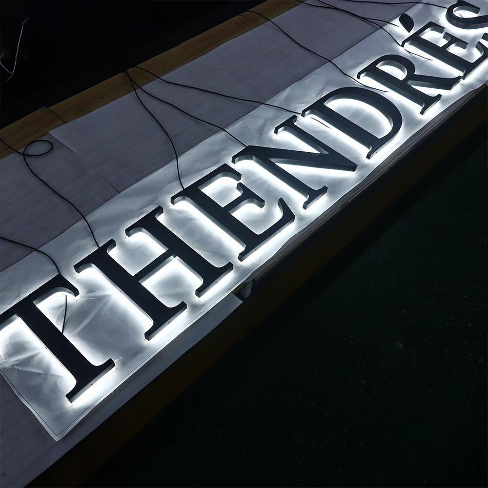 Thendres 3D Backlit Letters Business Metal Led Sign - Shineneon