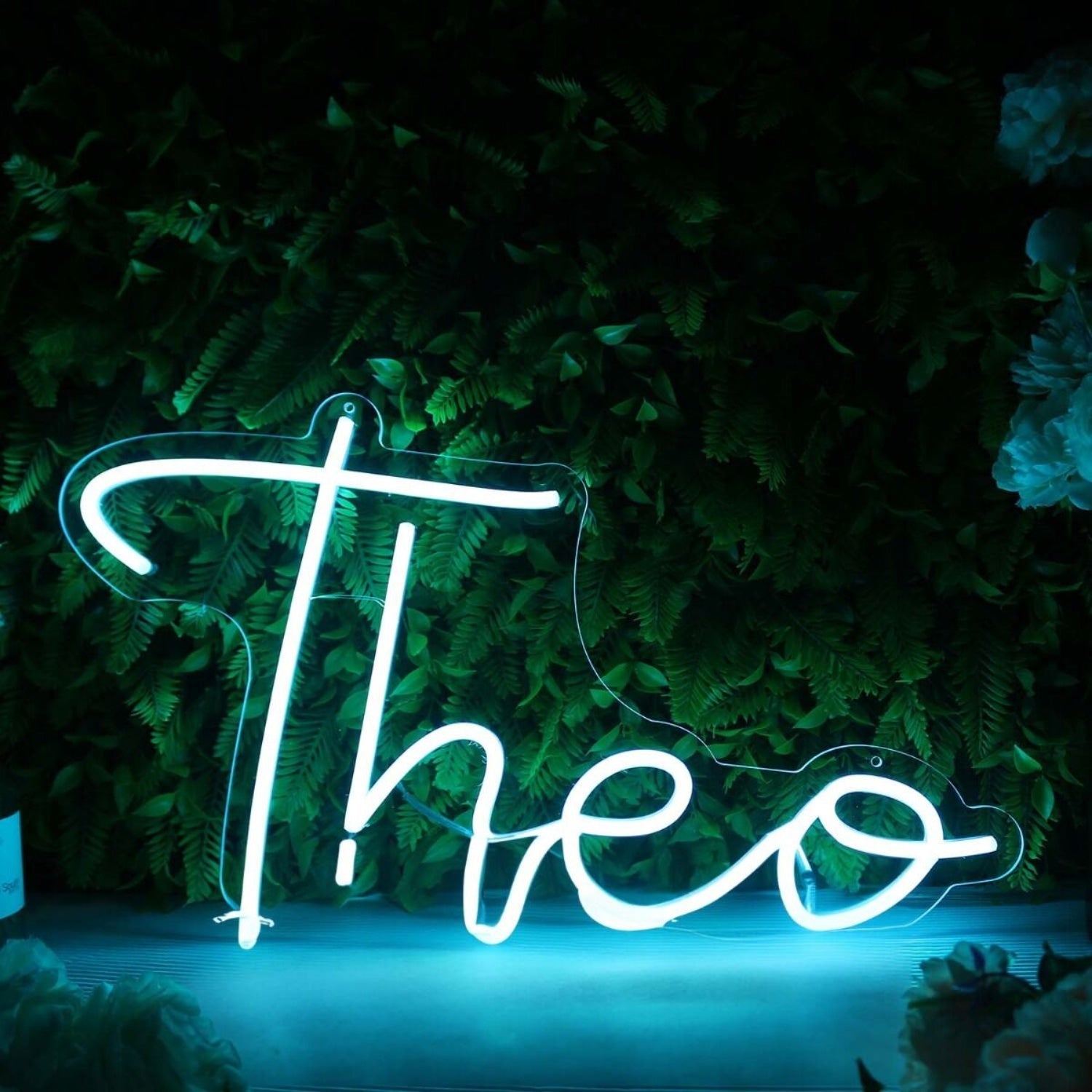 Theo Blue Led Neon Sign For Personalized Decor - Shineneon