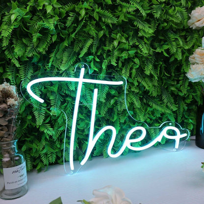 Theo Blue Led Neon Sign For Personalized Decor - Shineneon