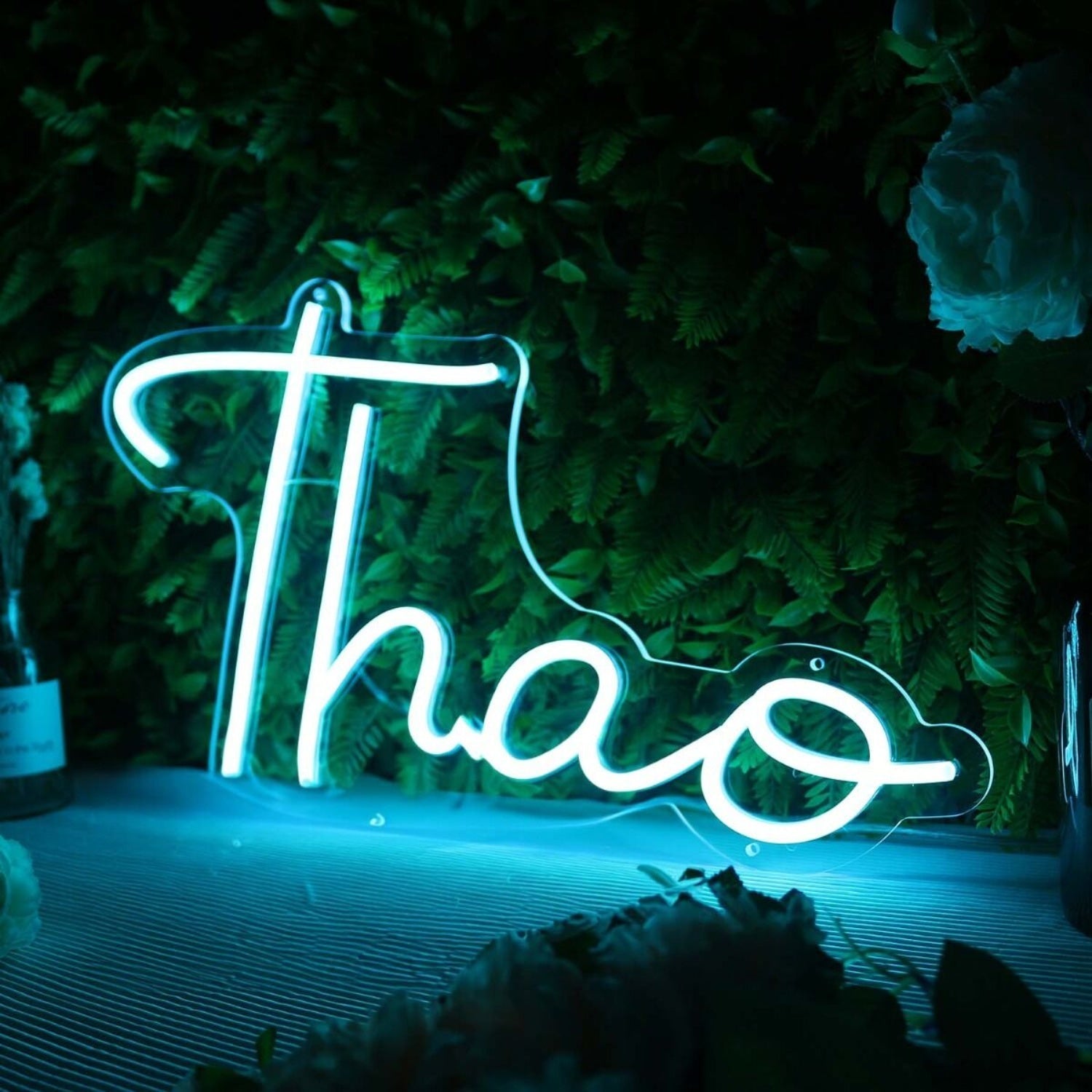 Theo Blue Led Neon Sign For Personalized Decor - Shineneon