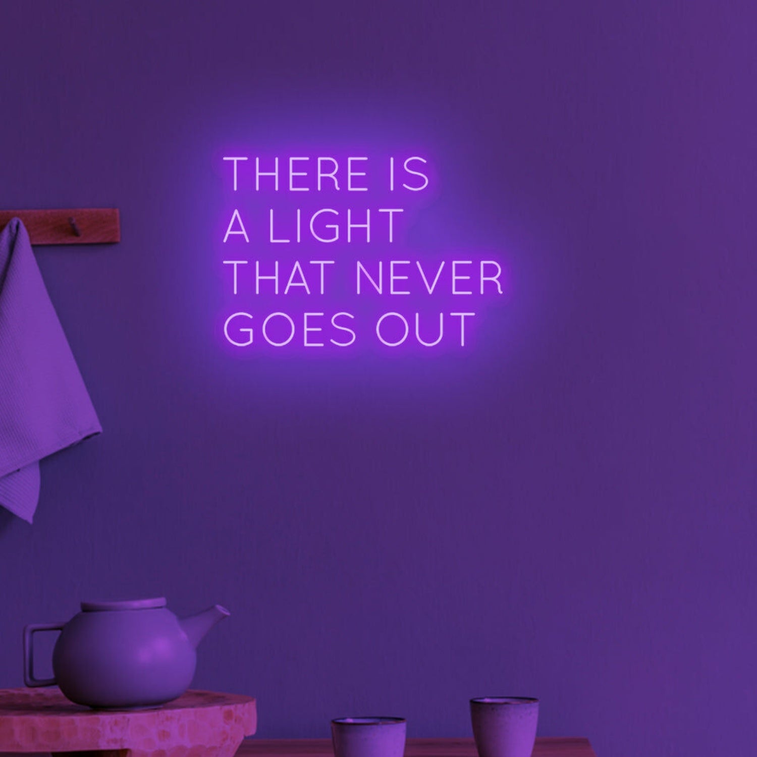 There Is A Light Neon Beacon Of Hope And Positivity | Shineneon