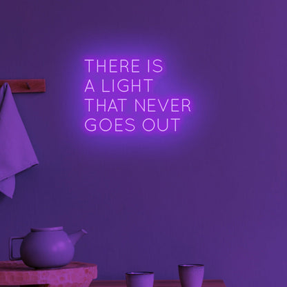 There Is A Light Neon Beacon Of Hope And Positivity | Shineneon