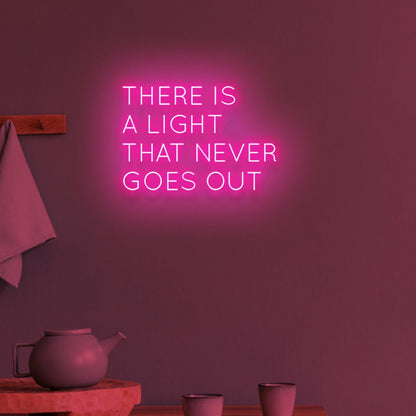 There Is A Light Neon Beacon Of Hope And Positivity | Shineneon