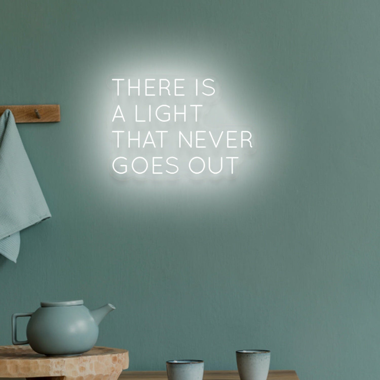 There Is A Light Neon Beacon Of Hope And Positivity | Shineneon