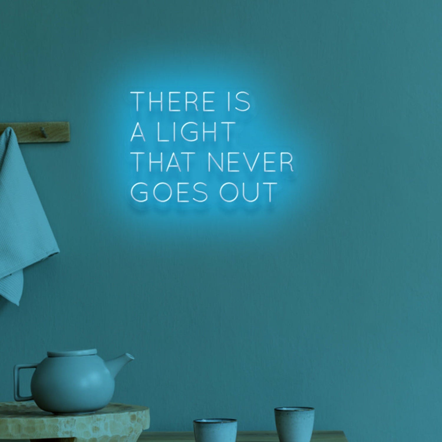 There Is A Light Neon Beacon Of Hope And Positivity | Shineneon