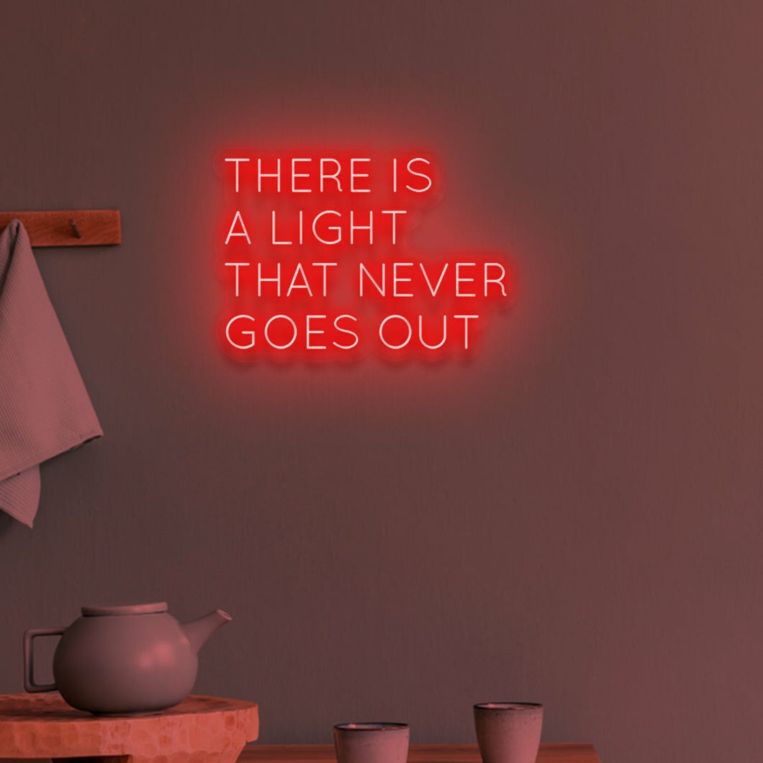 There Is A Light Neon Beacon Of Hope And Positivity | Shineneon