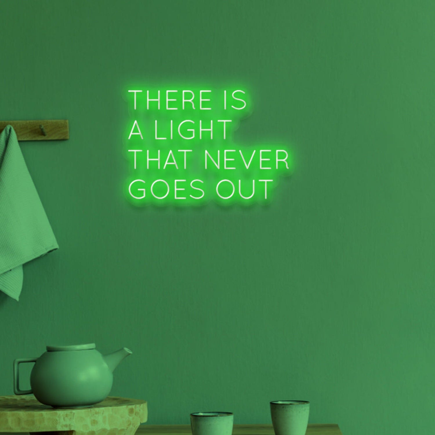 There Is A Light Neon Beacon Of Hope And Positivity | Shineneon