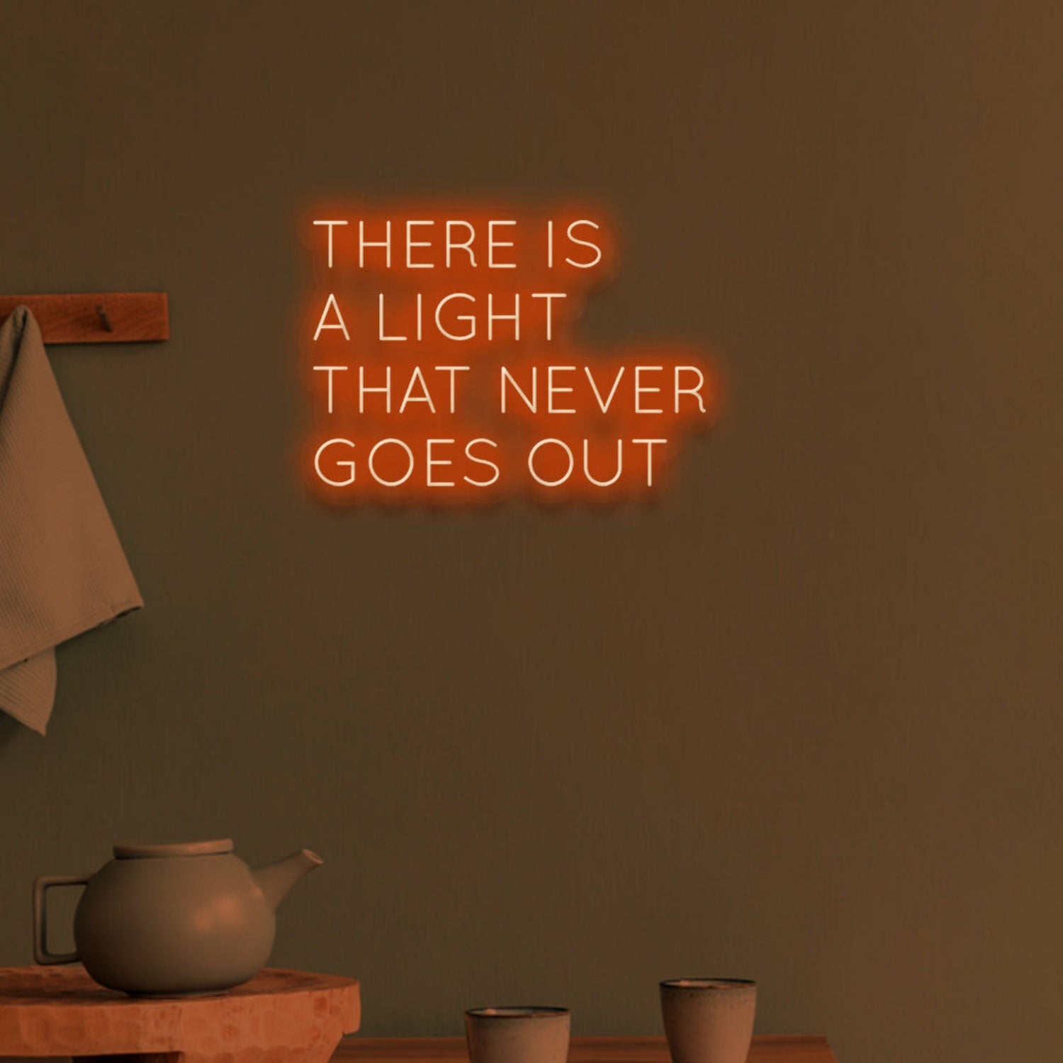 There Is A Light Neon Beacon Of Hope And Positivity | Shineneon