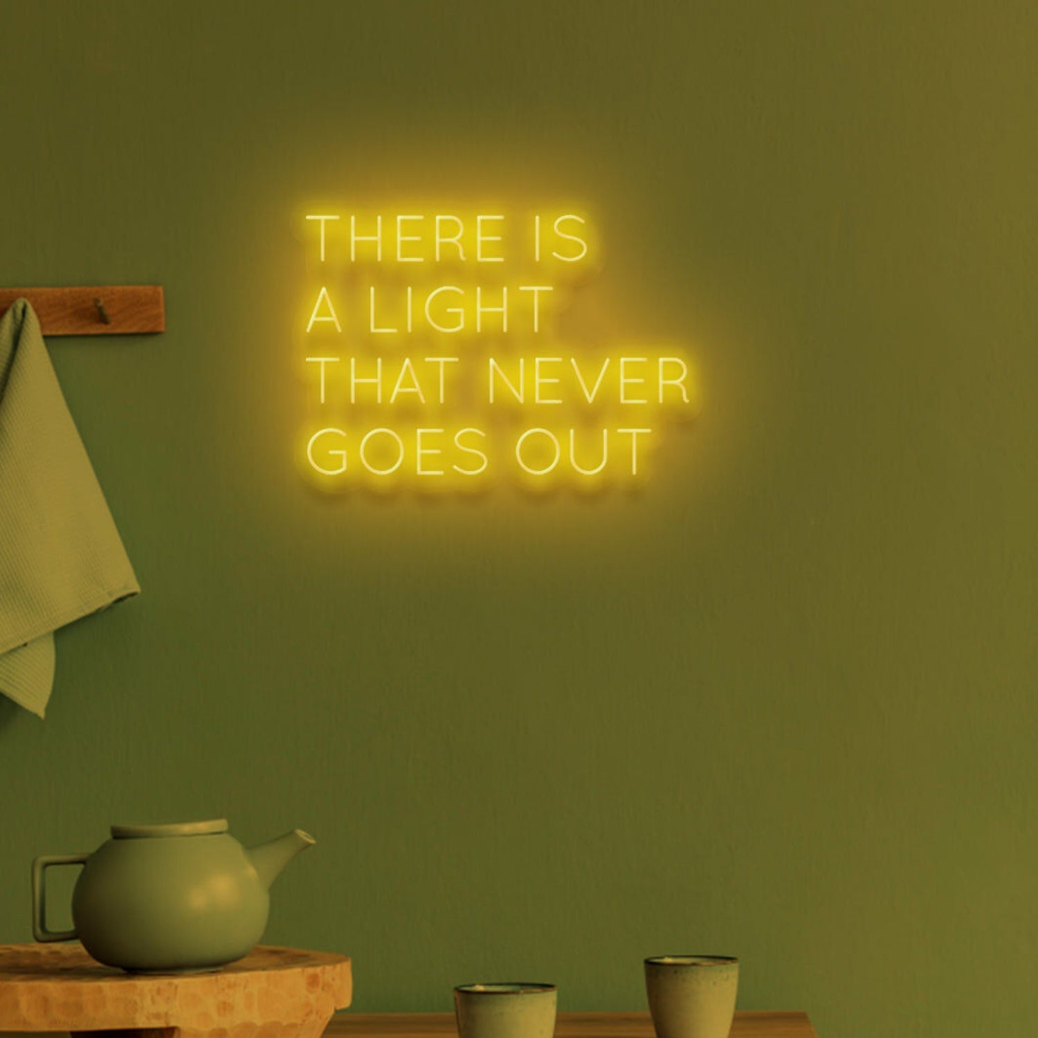 There Is A Light Neon Beacon Of Hope And Positivity | Shineneon