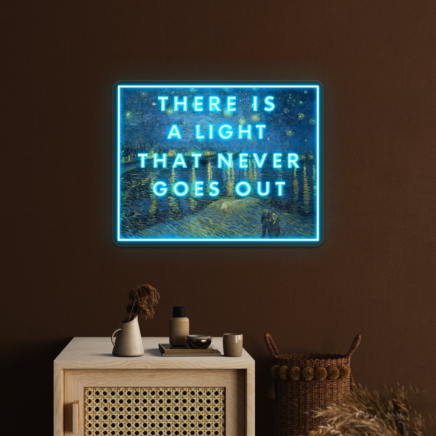 There Is A Light That Never Goes Out Artwork Personalized Neon Signs