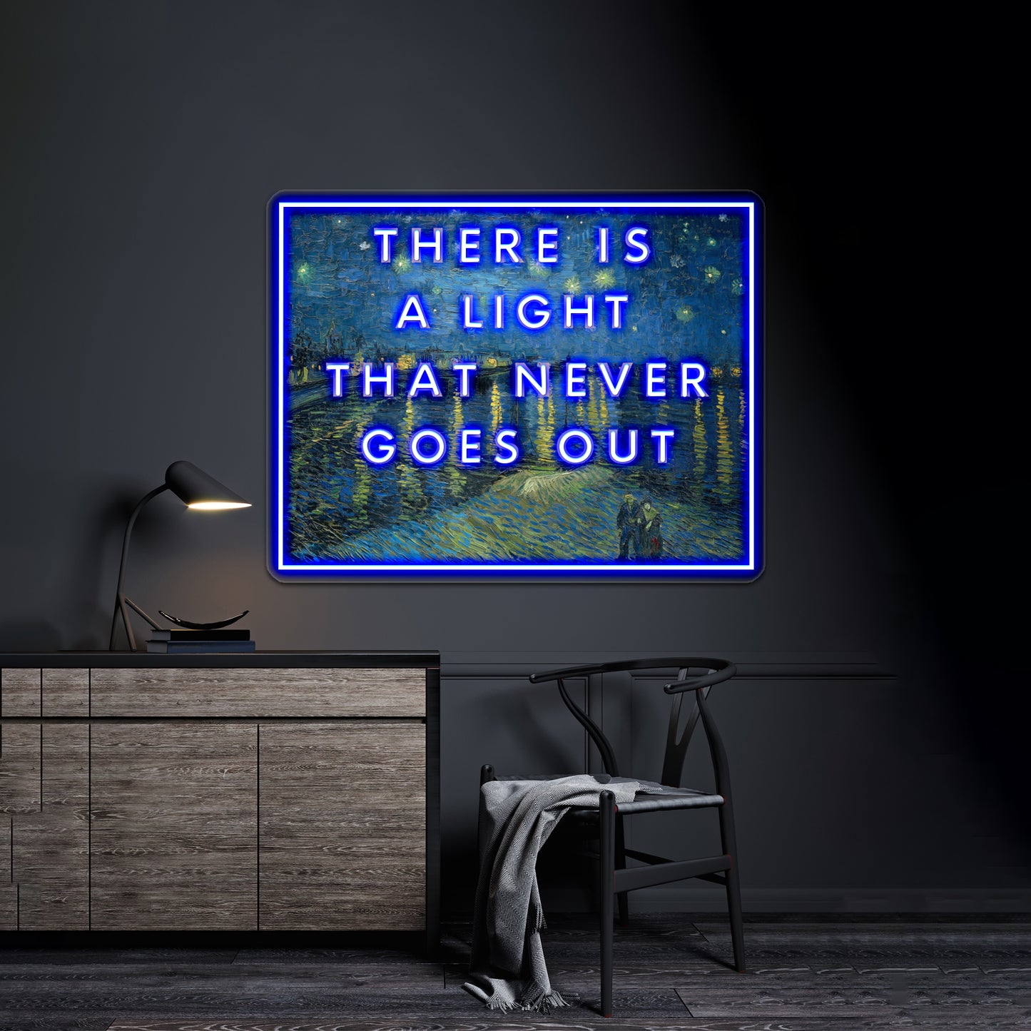 There Is A Light That Never Goes Out Artwork Personalized Neon Signs