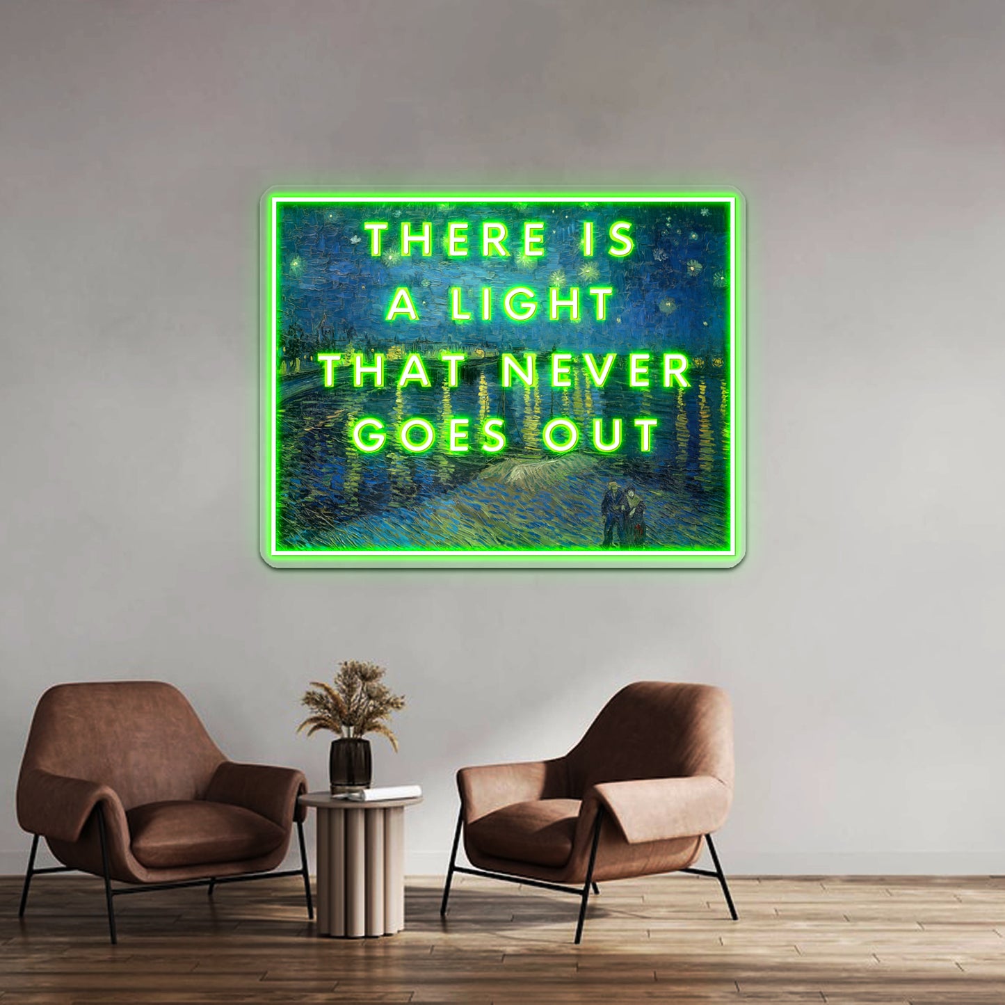 There Is A Light That Never Goes Out Artwork Personalized Neon Signs