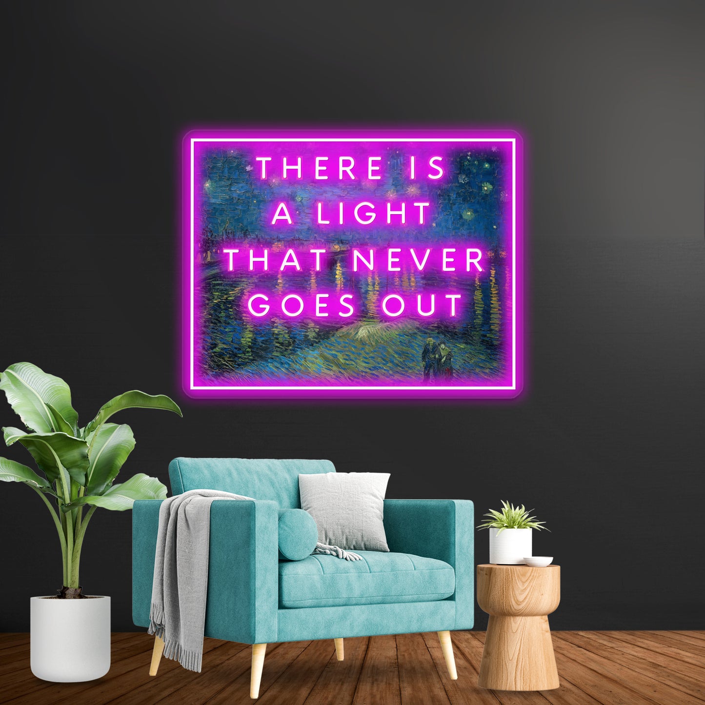 There Is A Light That Never Goes Out Artwork Personalized Neon Signs