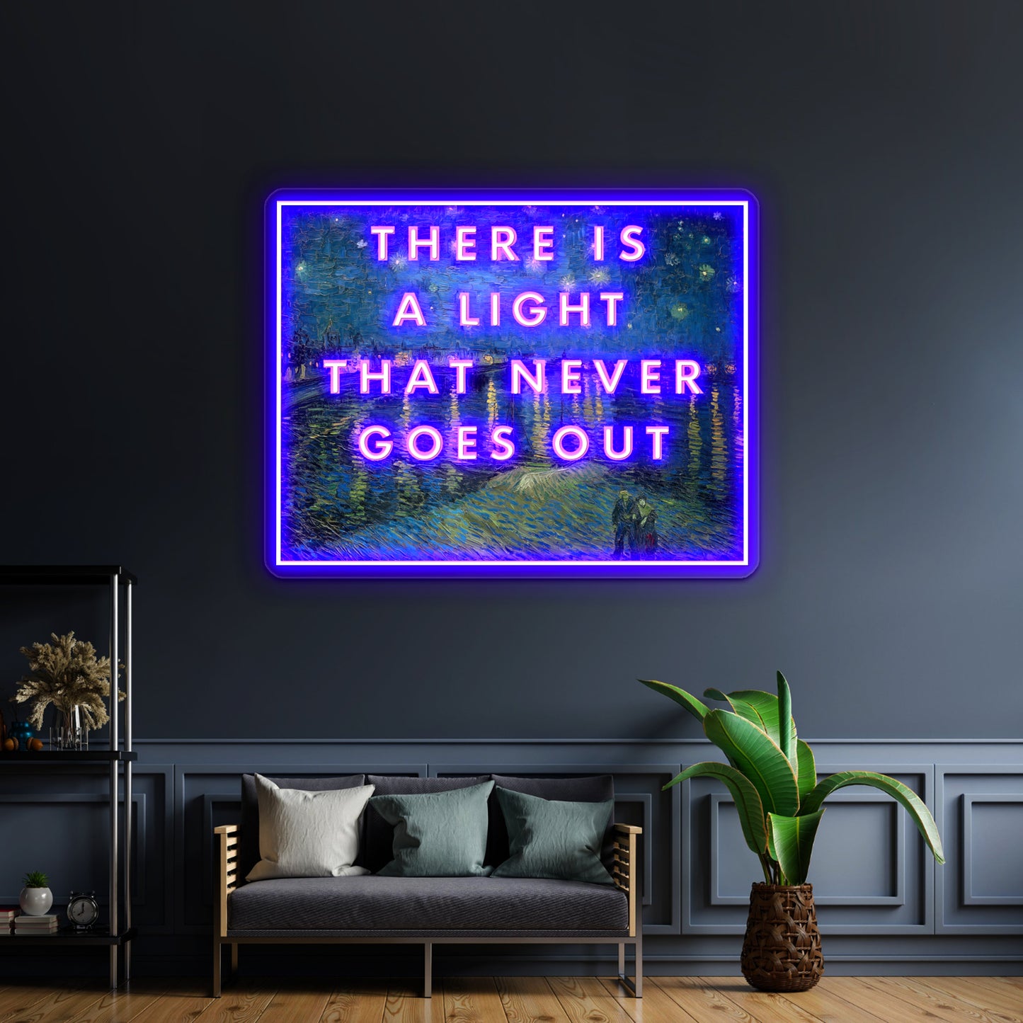 There Is A Light That Never Goes Out Artwork Personalized Neon Signs