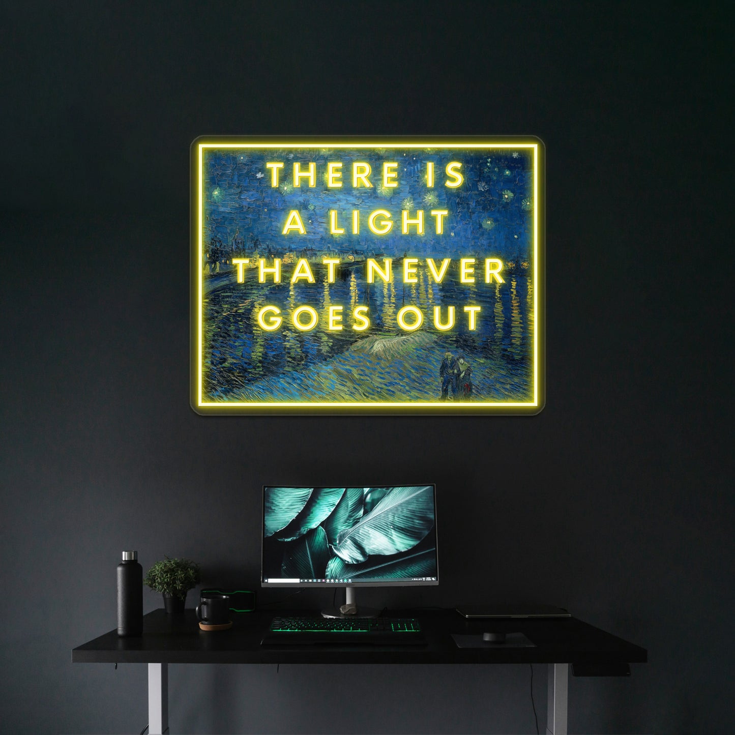 There Is A Light That Never Goes Out Artwork Personalized Neon Signs