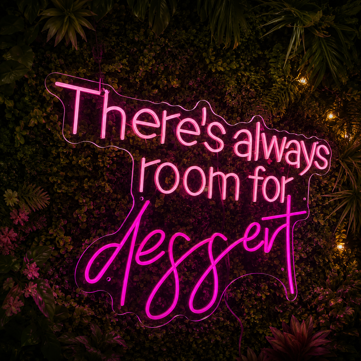 There's Always Room For Dessert LED Neon Sign - 01 Original Product Image