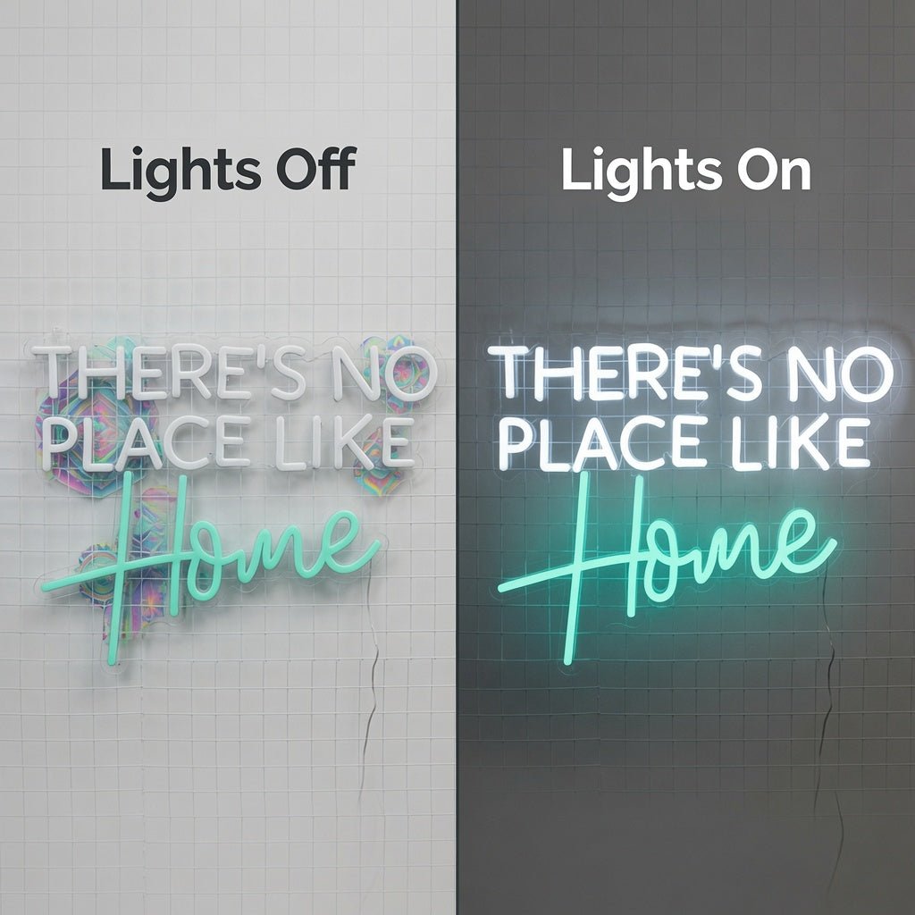 There's No Place Like Home LED Neon Sign Wall Neon Sign - Shineneon