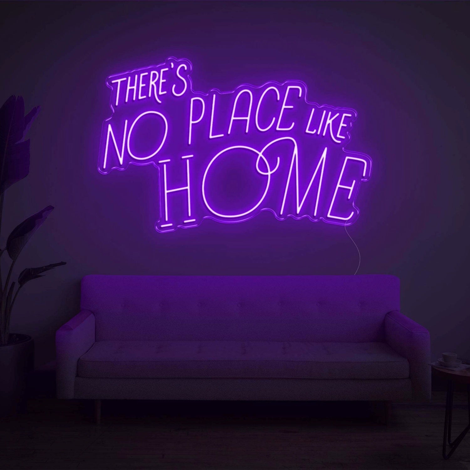 Theres No Place Like Home V2 Led Light Sign - Shineneon