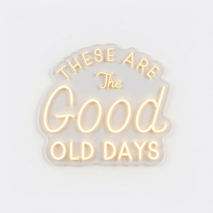 These Are The Good Old Days LED Neon Sign - 02 High-Converting Product Image