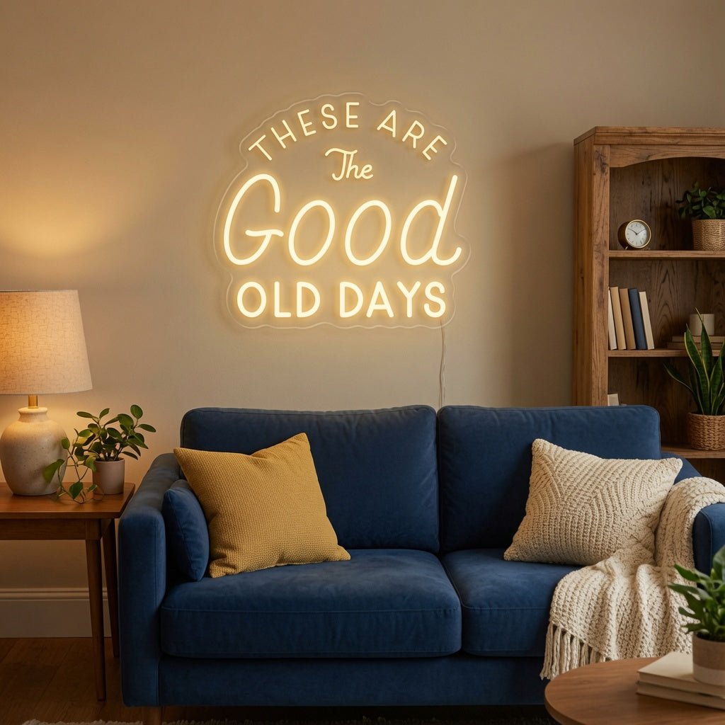 These Are The Good Old Days LED Neon Sign Wall Neon Sign - Shineneon