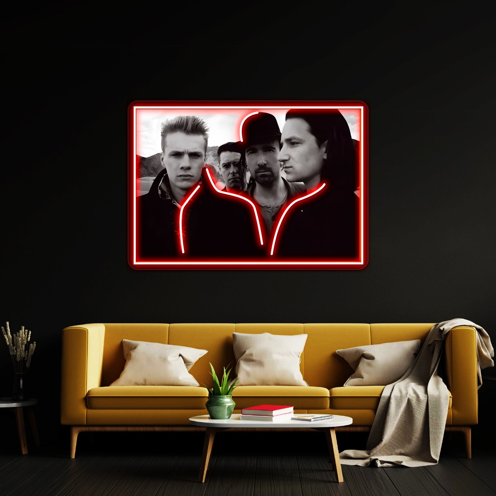 Theu2 U Two Artwork Personalized Neon Signs | Shineneon
