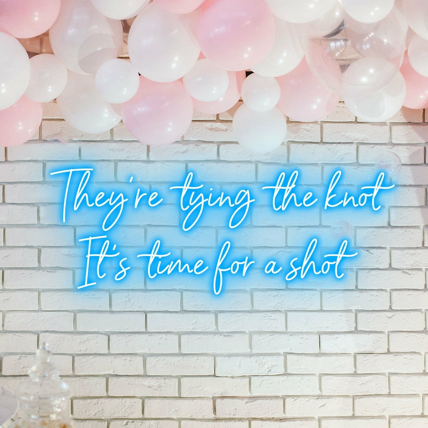 Theyre Tying The Knot Wedding Bliss Captured In Neon | Shineneon