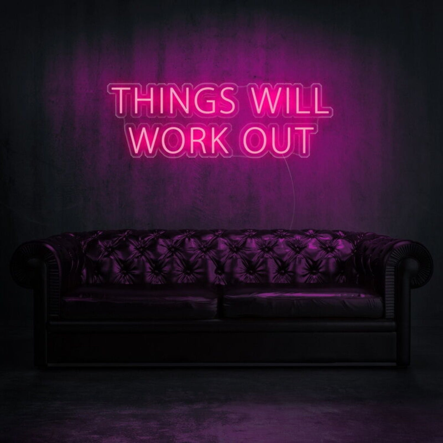 Things Will Work Out Led Neon Sign For Optimistic | Shineneon