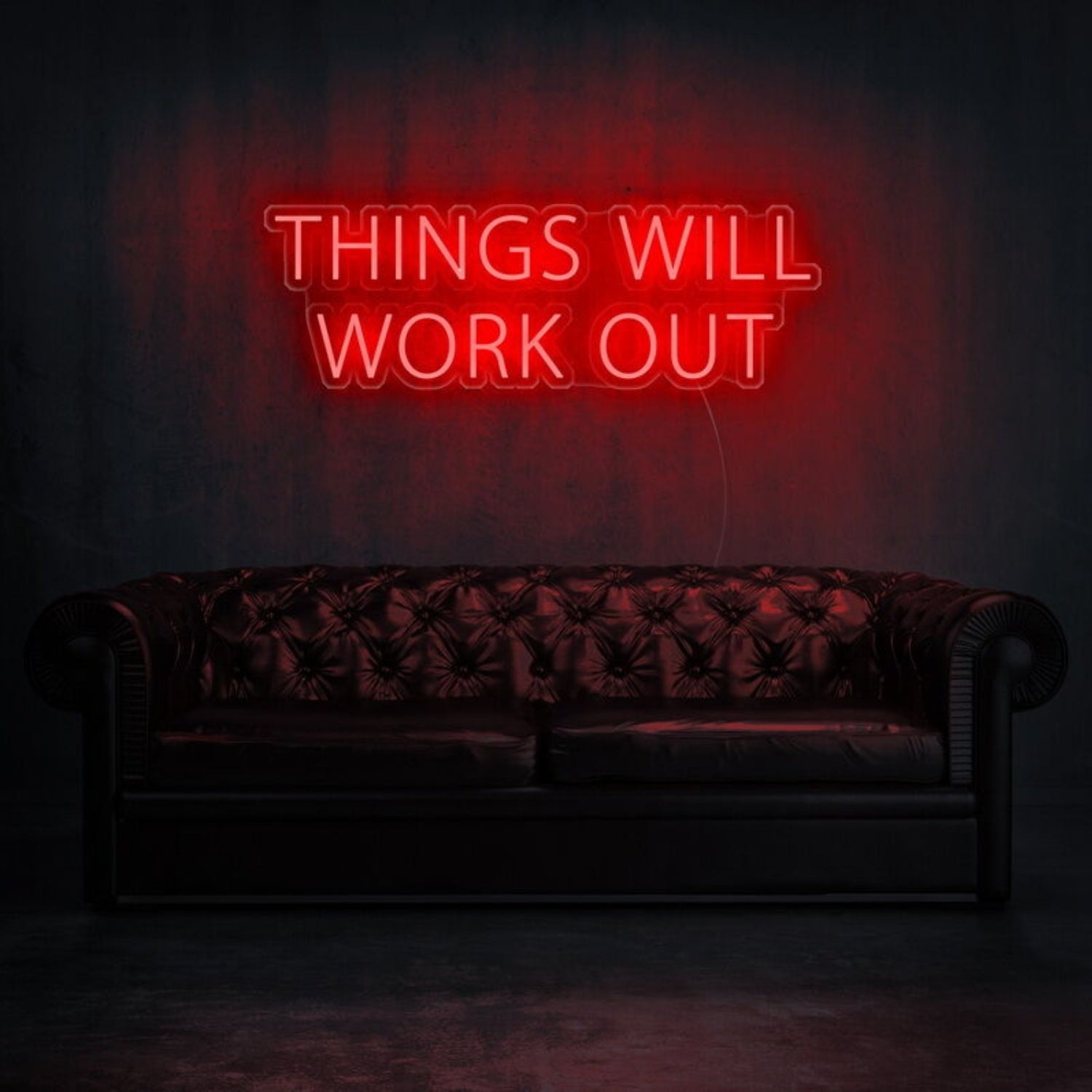 Things Will Work Out Led Neon Sign For Optimistic | Shineneon