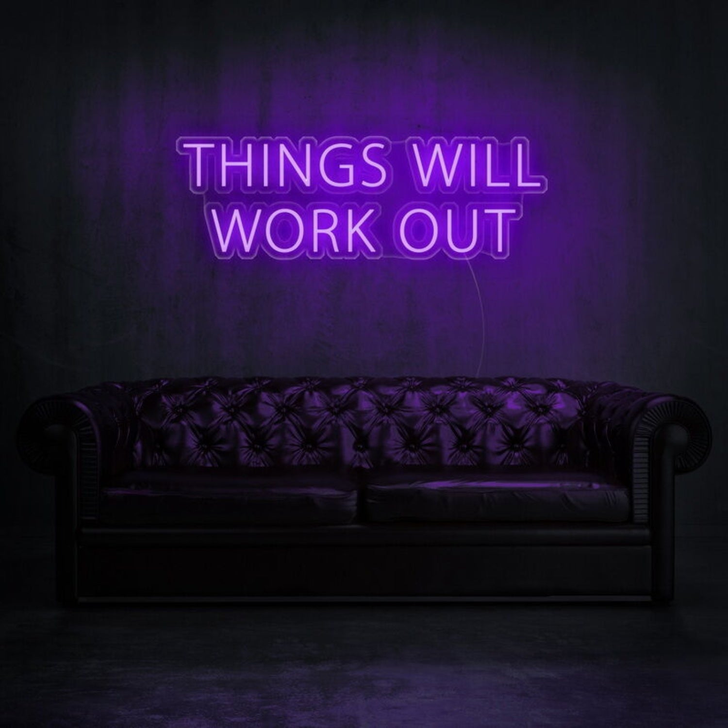 Things Will Work Out Led Neon Sign For Optimistic | Shineneon