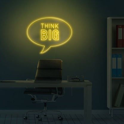 Think Big Led Neon Sign For Ambitious And Inspirational Decor | Shineneon