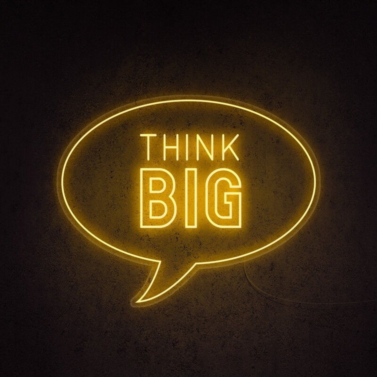 Think Big Led Neon Sign For Ambitious And Inspirational Decor | Shineneon