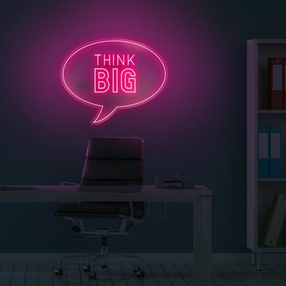 Think Big Led Neon Sign For Ambitious And Inspirational Decor | Shineneon