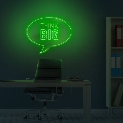 Think Big Led Neon Sign For Ambitious And Inspirational Decor | Shineneon