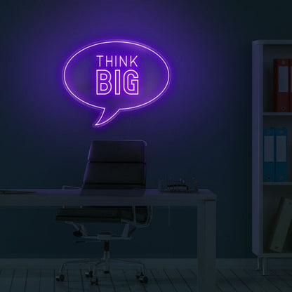 Think Big Led Neon Sign For Ambitious And Inspirational Decor | Shineneon