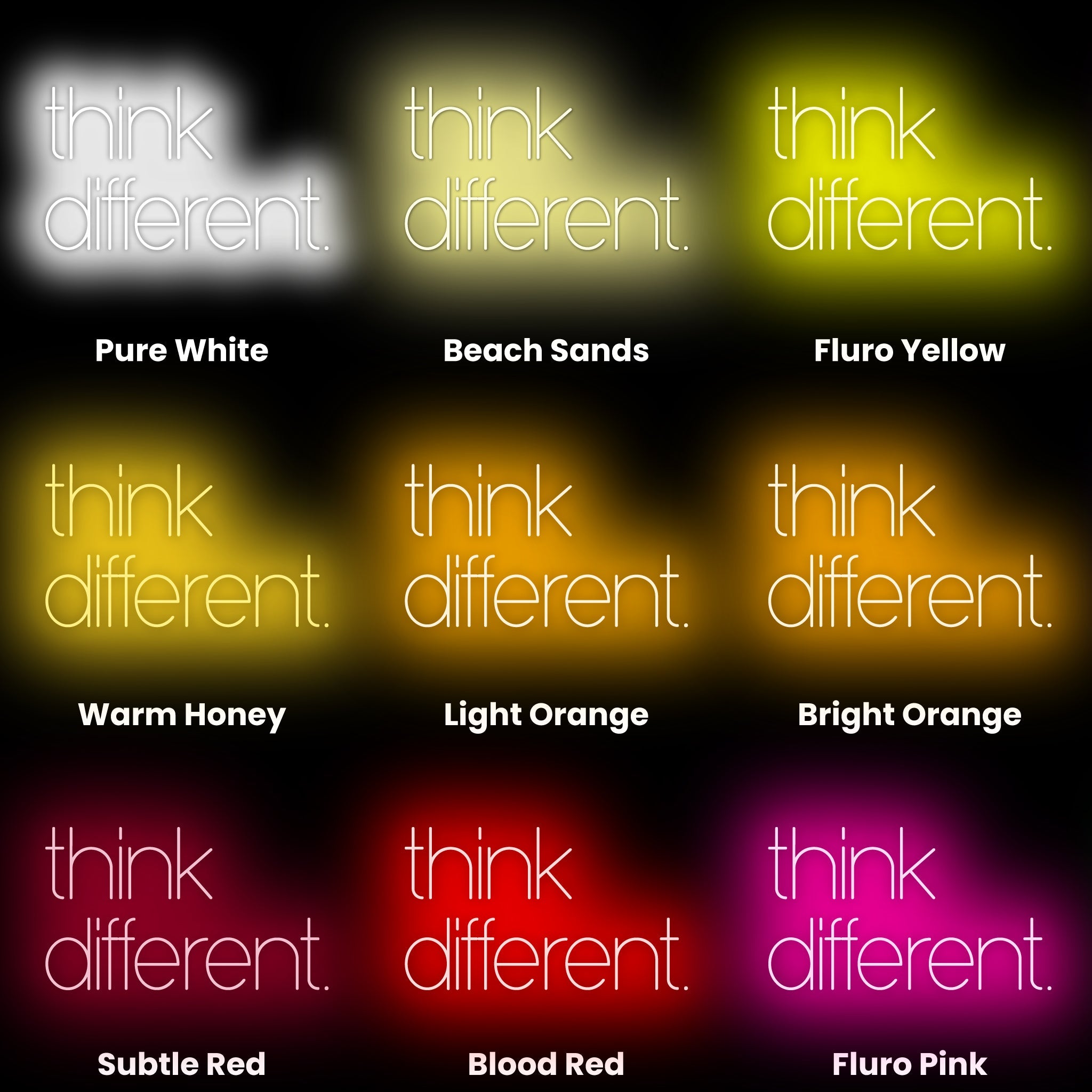 Think Different Led Neon Sign | Shineneon