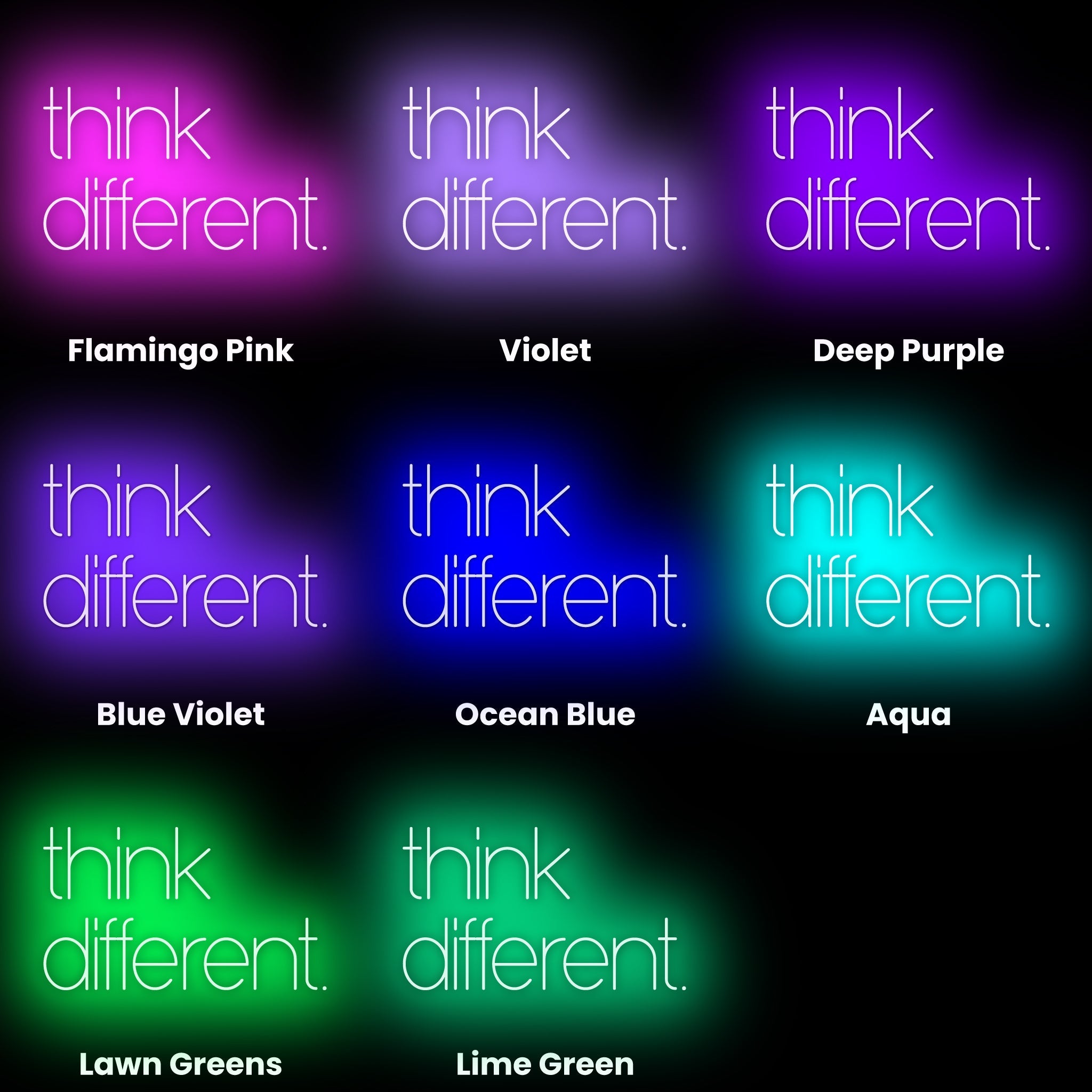 Think Different Led Neon Sign | Shineneon